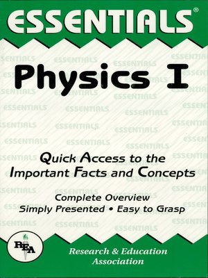 cover image of Physics I Essentials